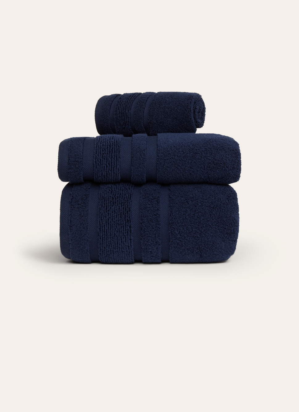 SERVIETTE DE TOILETTE MOELLEUSE LITEAU RAFFINÉ BLANC