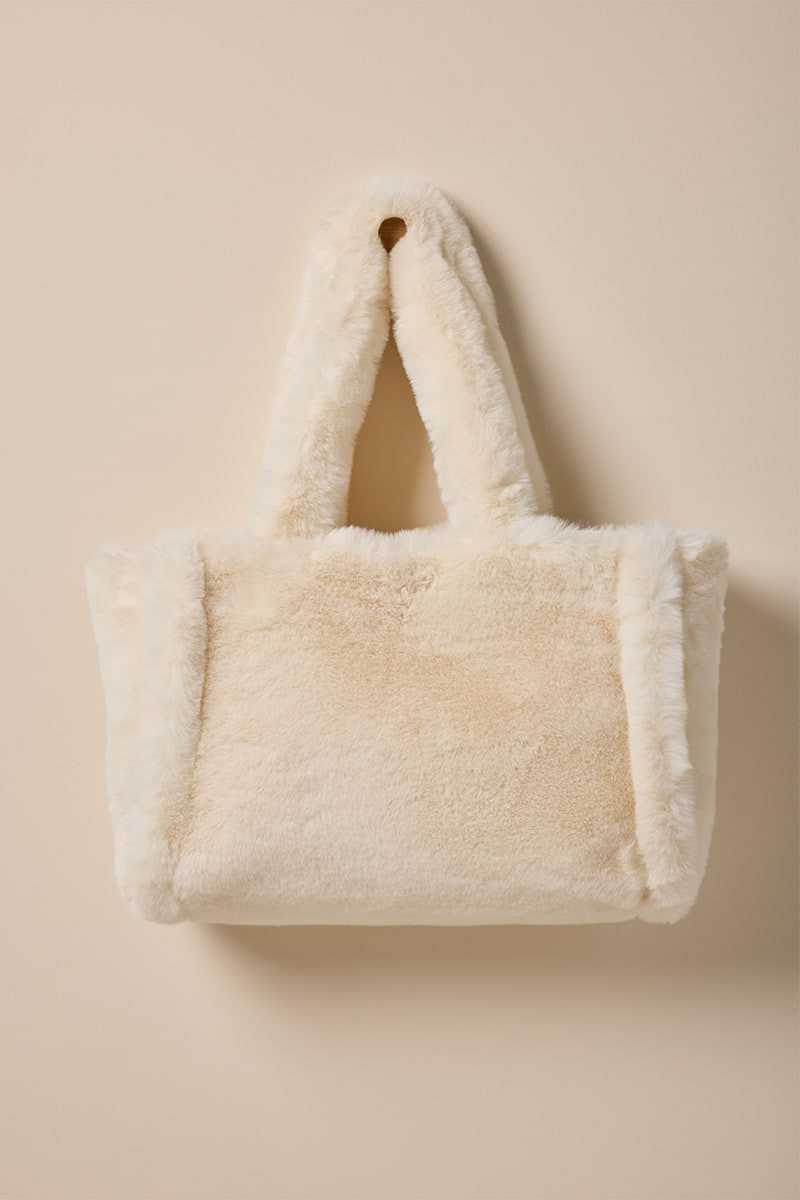 Nora Faux Fur Tote Bag