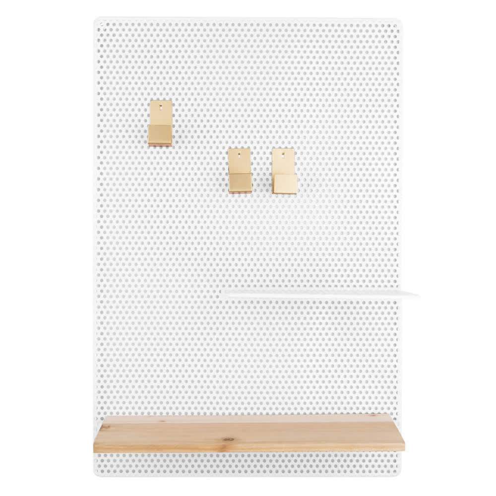 PERKY MESH - Panneau perforé en métal blanc