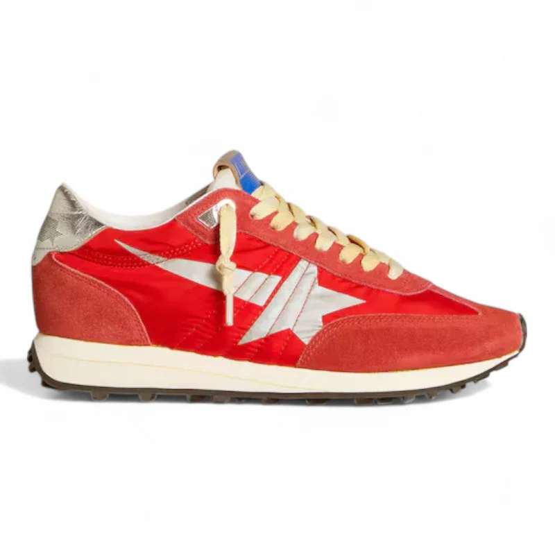 Marathon with red nylon upper and silver star