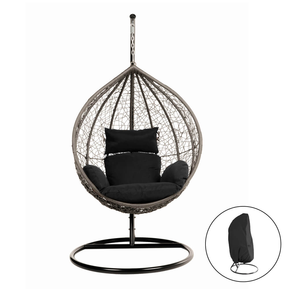 Home Deluxe Pokertafel CIELO Zwart Met Regenhoes