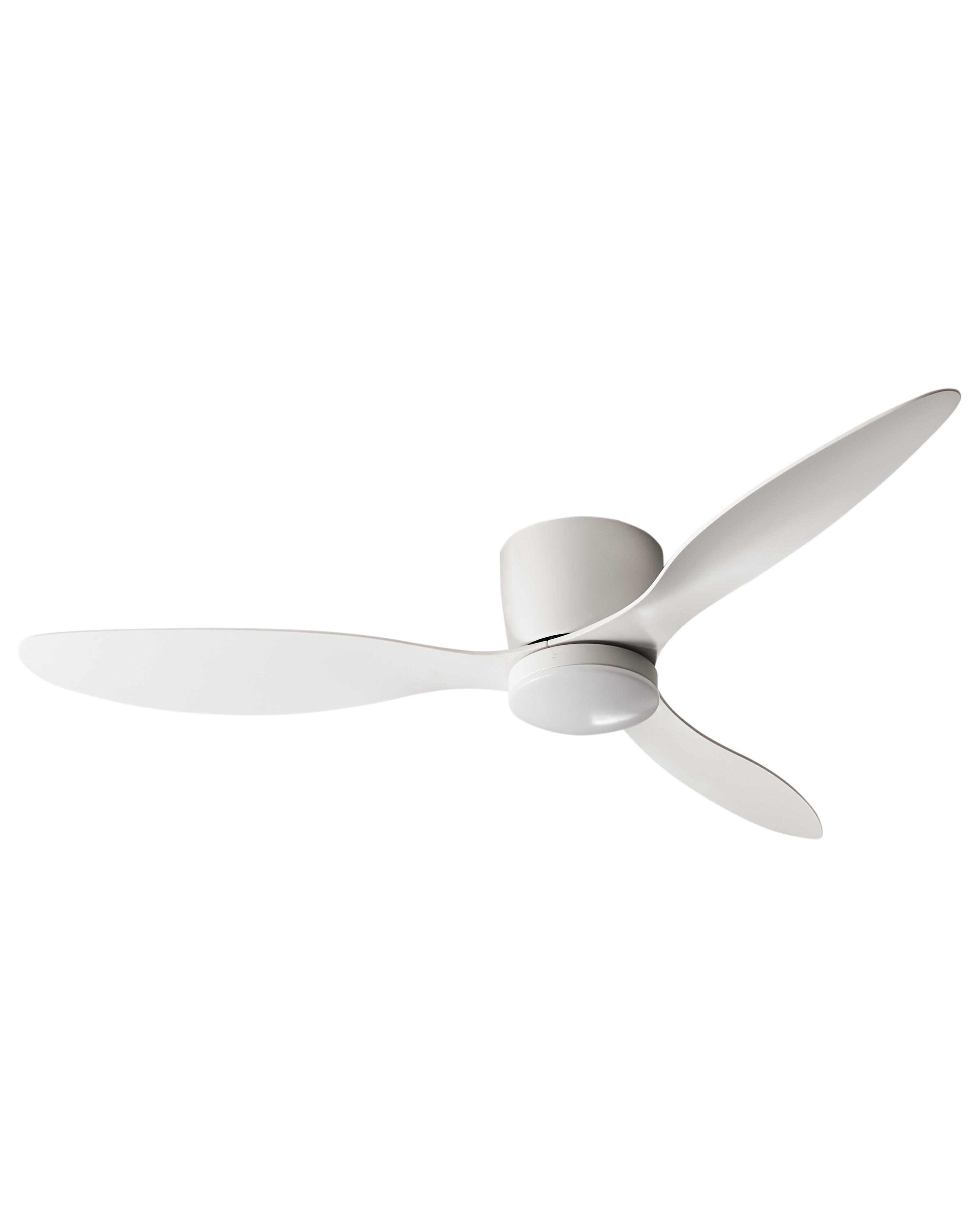 Ceiling Fan with Light VEMBAR with Remote LED White