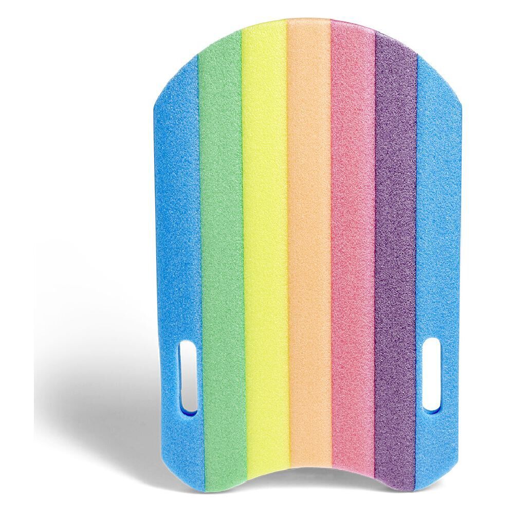 Planche de natation piscine arc-en-ciel