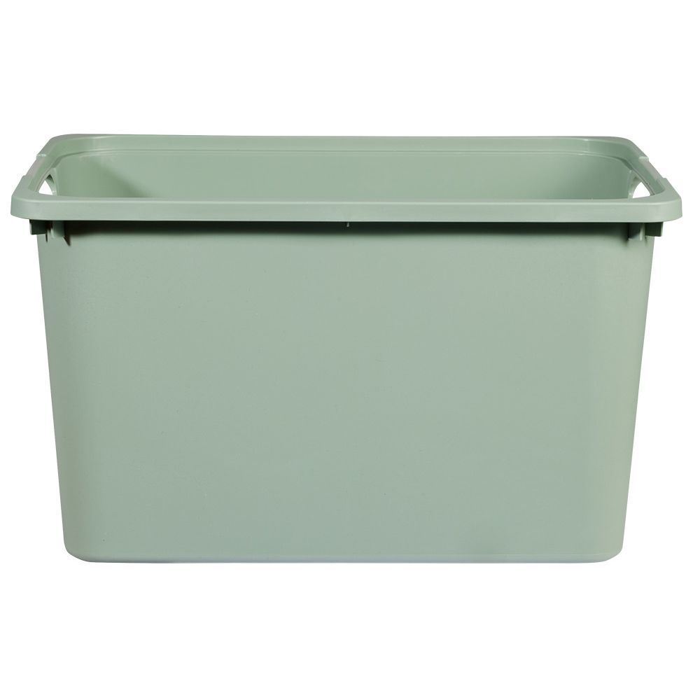 Bac en plastique vert sauge 30x23xH42cm