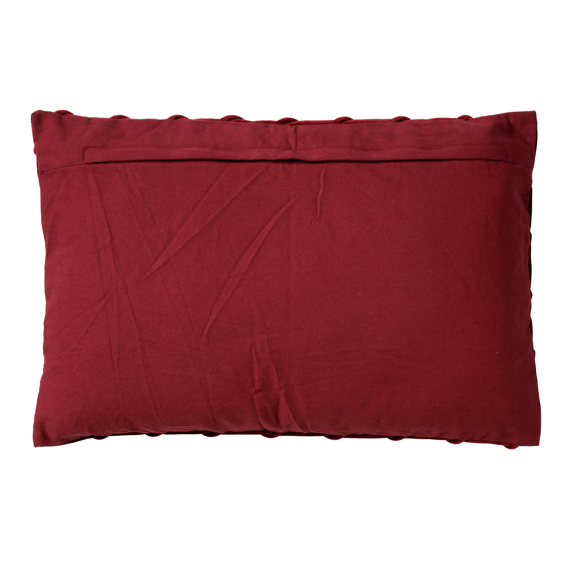 PACO - Coussin - rouge en velours 40x60 cm uni
