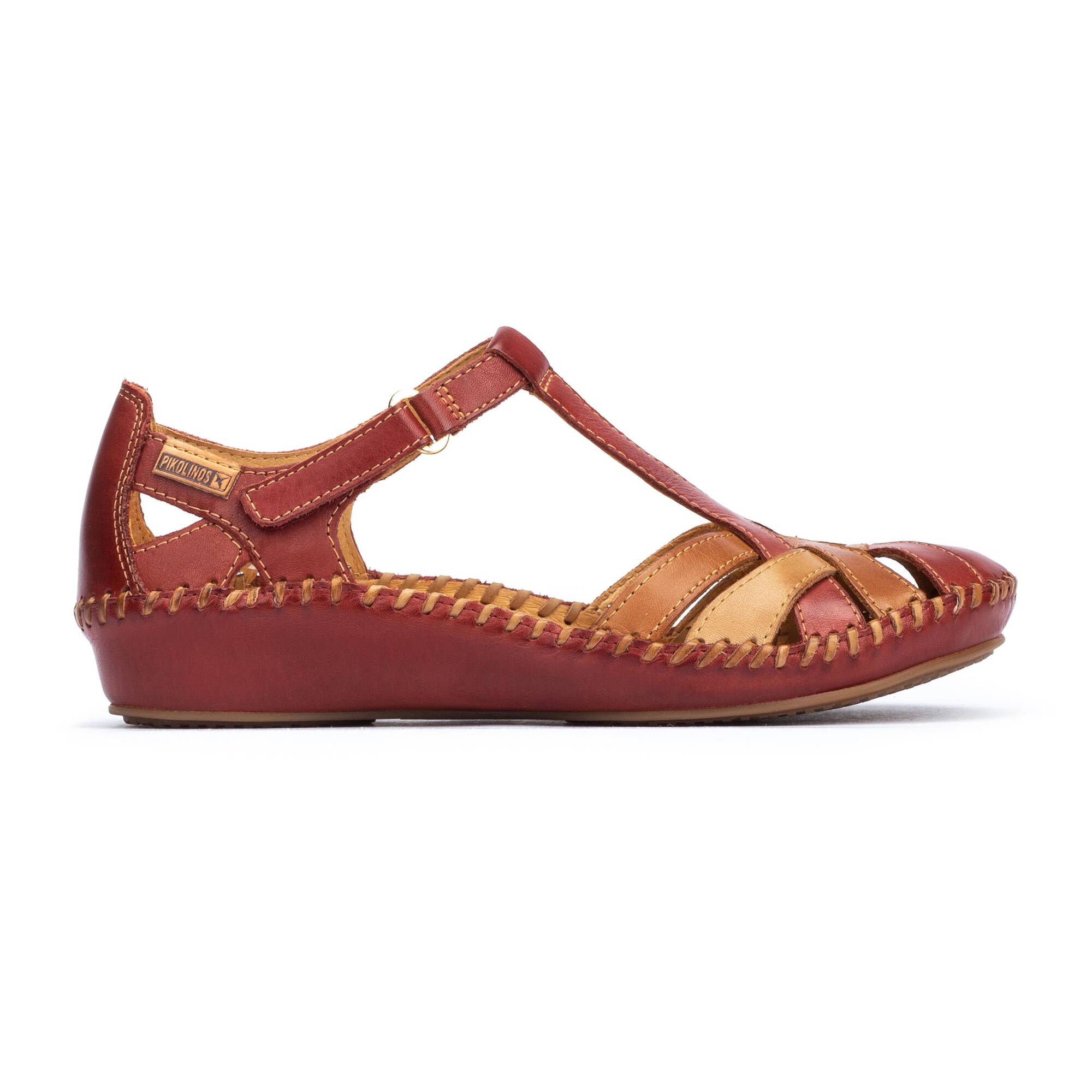 P. VALLARTA - Zapato semiabierto con cierre adherente para mujer