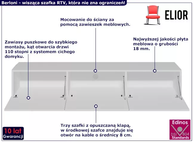 Nowoczesna szafka RTV - Xylo