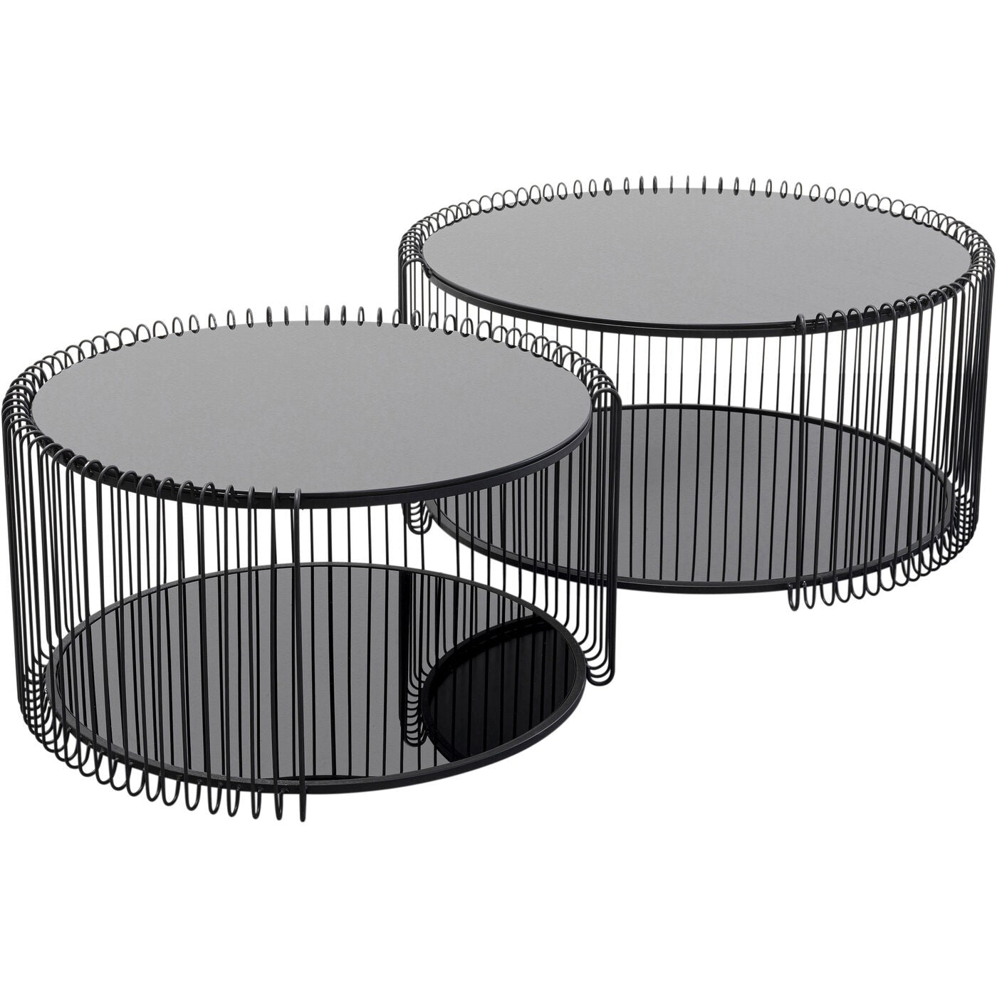 Kare Design Salontafel Wire Double zwart (2/Set)