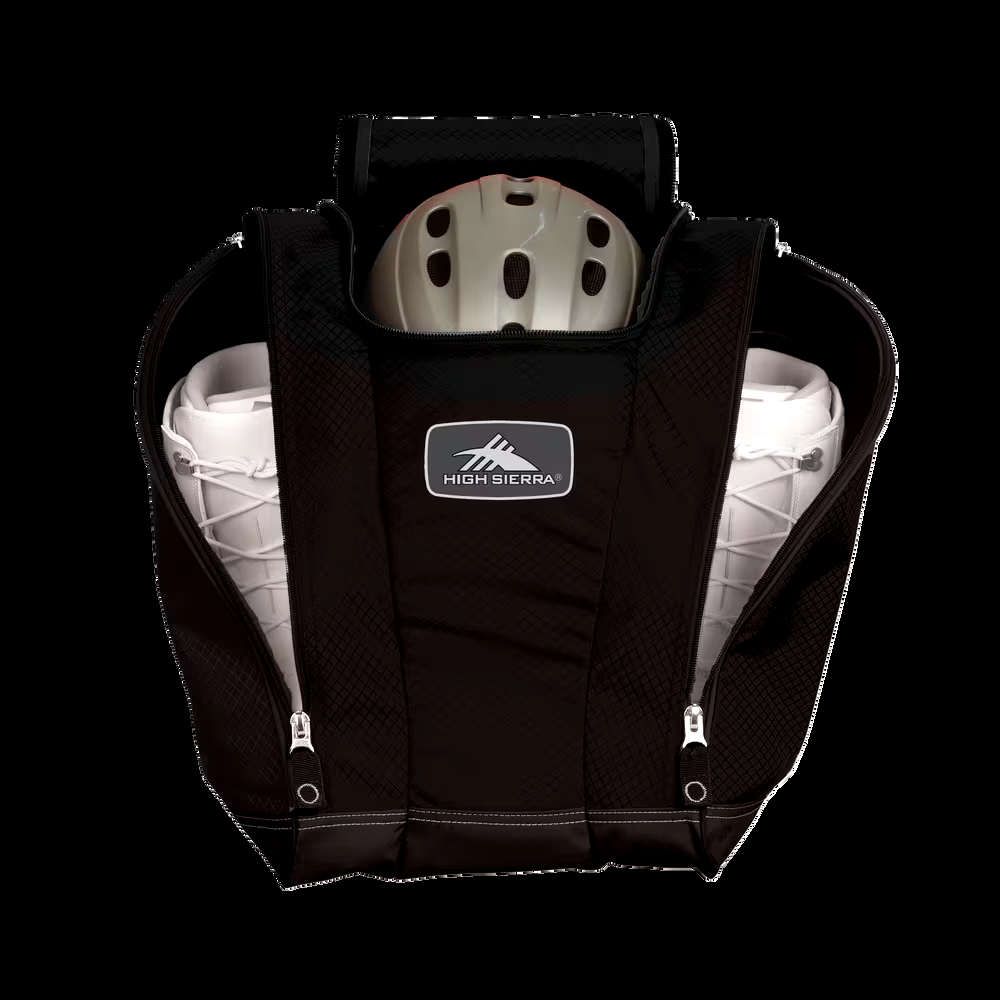 High Sierra Trapezoid Travel Boot Bag w/ Backpack Straps For Ski/Snowboard Gear & Accessories, 57-L