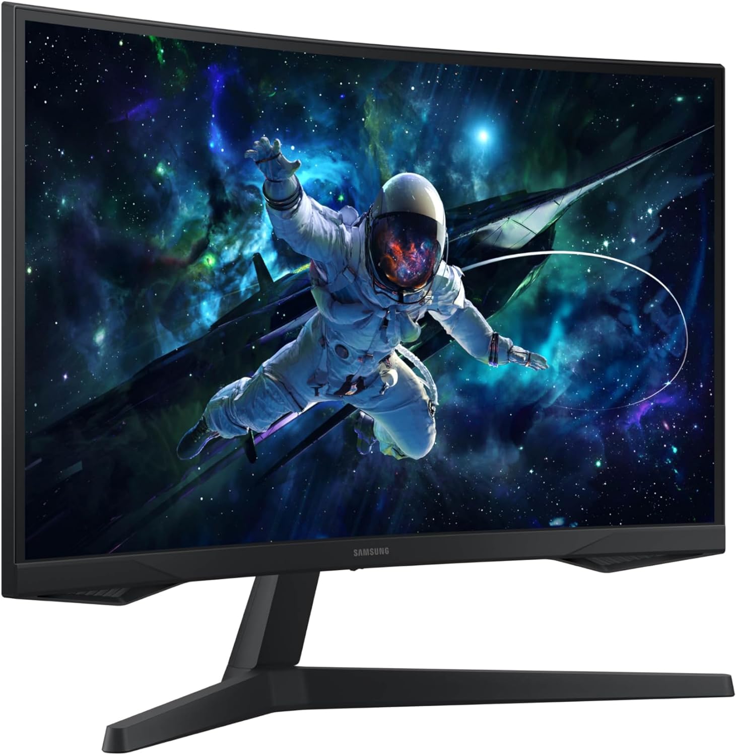 SAMSUNG 32 Odyssey G55C Series QHD 1000R Curved Gaming Monitor  1ms(MPRT)  HDR10  165Hz  AMD Radeon FreeSync  Eye Care  Glare Free  Sharp Resolution LS32CG550ENXZA