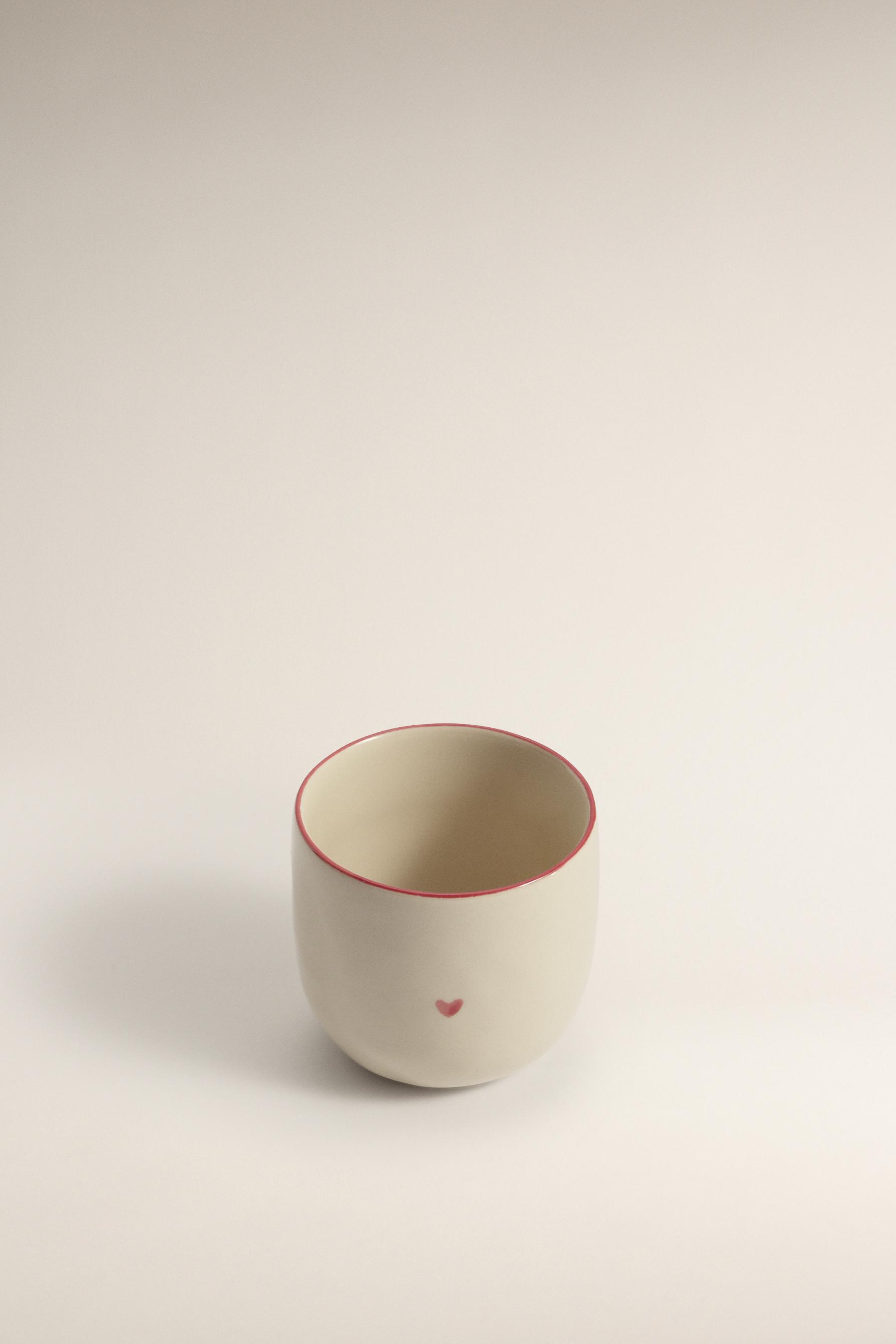 Taza mini corazones