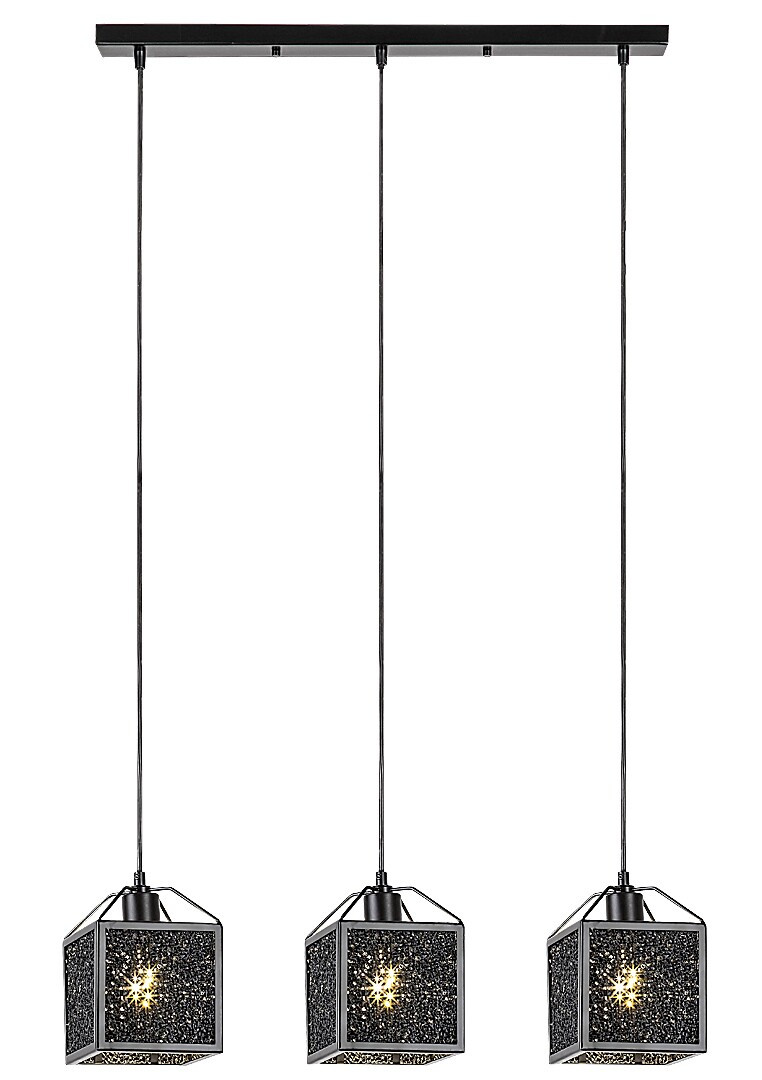 Lampa wisząca SAMILO czarna 3xE27x40W wym:120x65x14,5cm IP20 Rabalux