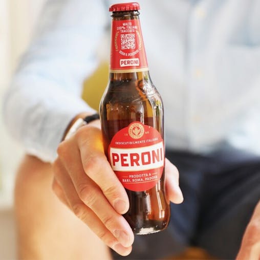 Peroni Red, Authentic Italian Beer Lager, Crisp Refreshing and Rich in Flavour, 4.7% ABV, 330mL (Case of 24 Bottles)