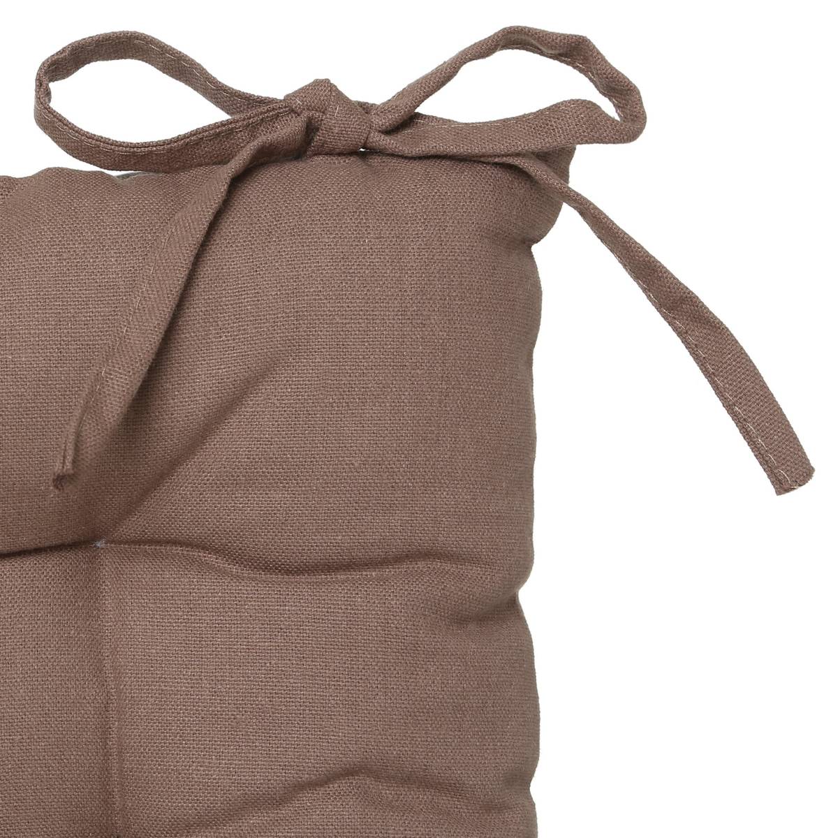 Chair cover Taupe grey, 38x38 cm