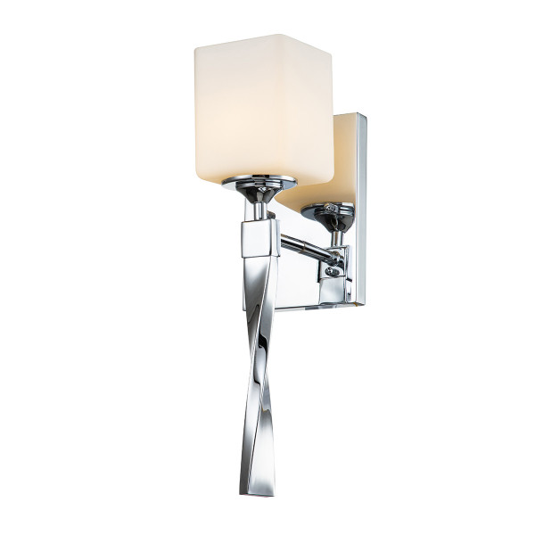 Kinkiet srebrny Marette 1xG9x3W wym:41,3x12,7x14,3cm IP44 Kichler