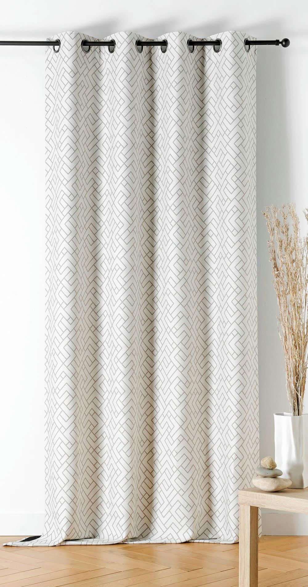 ARTICA - Rideau thermiques isolant lin 140x240cm