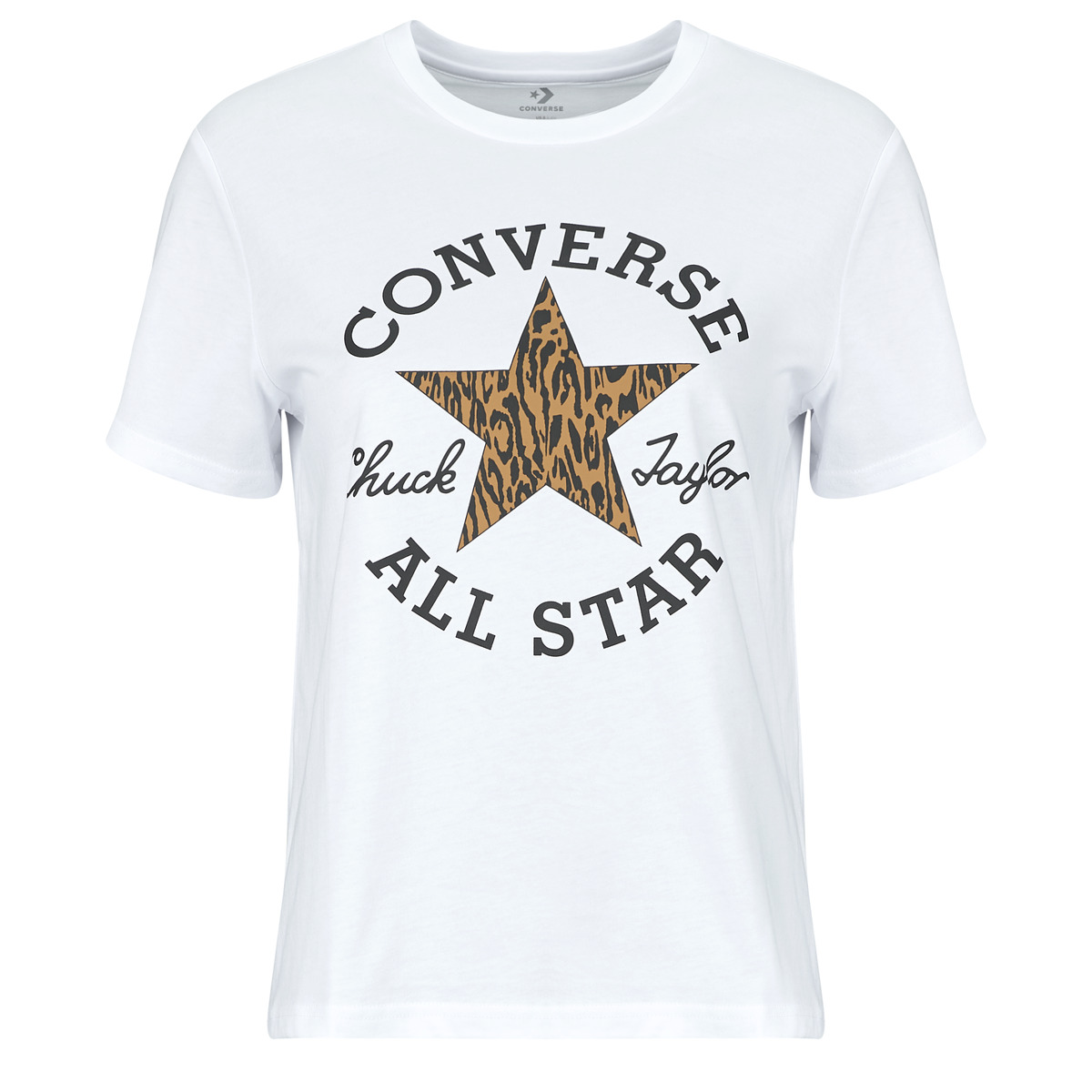 Converse - ANIMAL PRINT INFILL STANDARD FIT TEE - White