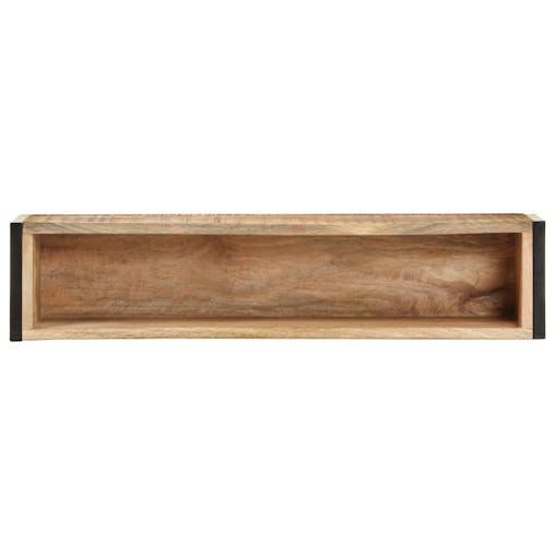 NNEVL Planter 90x20x68 cm Rough Mango Wood