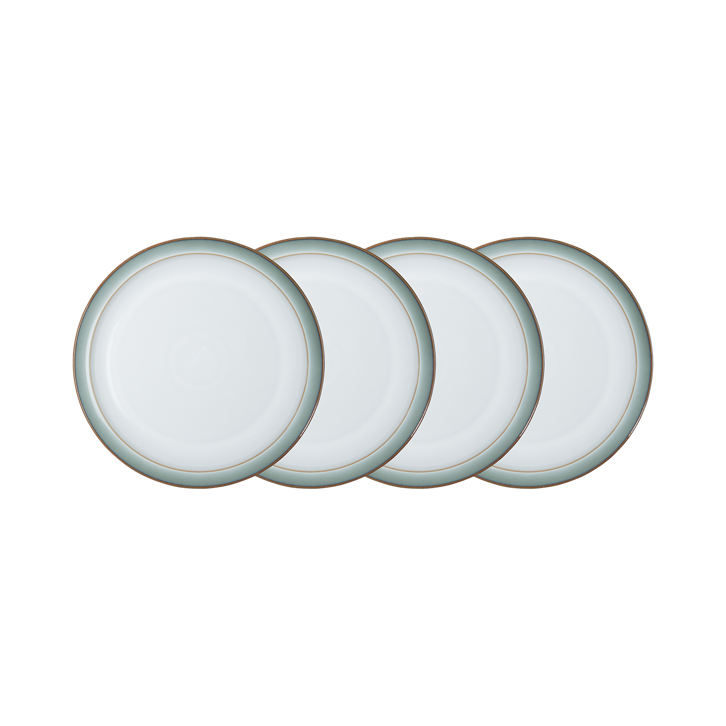 Regency Green Medium Plates - Set Of 4