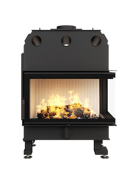 Cheminée d'angle Insert Ouverture à droite Energy 85x50x47 (17 kW) ECO