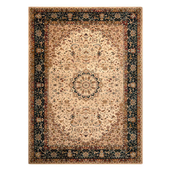 Dywan wełniany OMEGA ADAGIO Vintage, rozeta szmaragd 170x235 cm