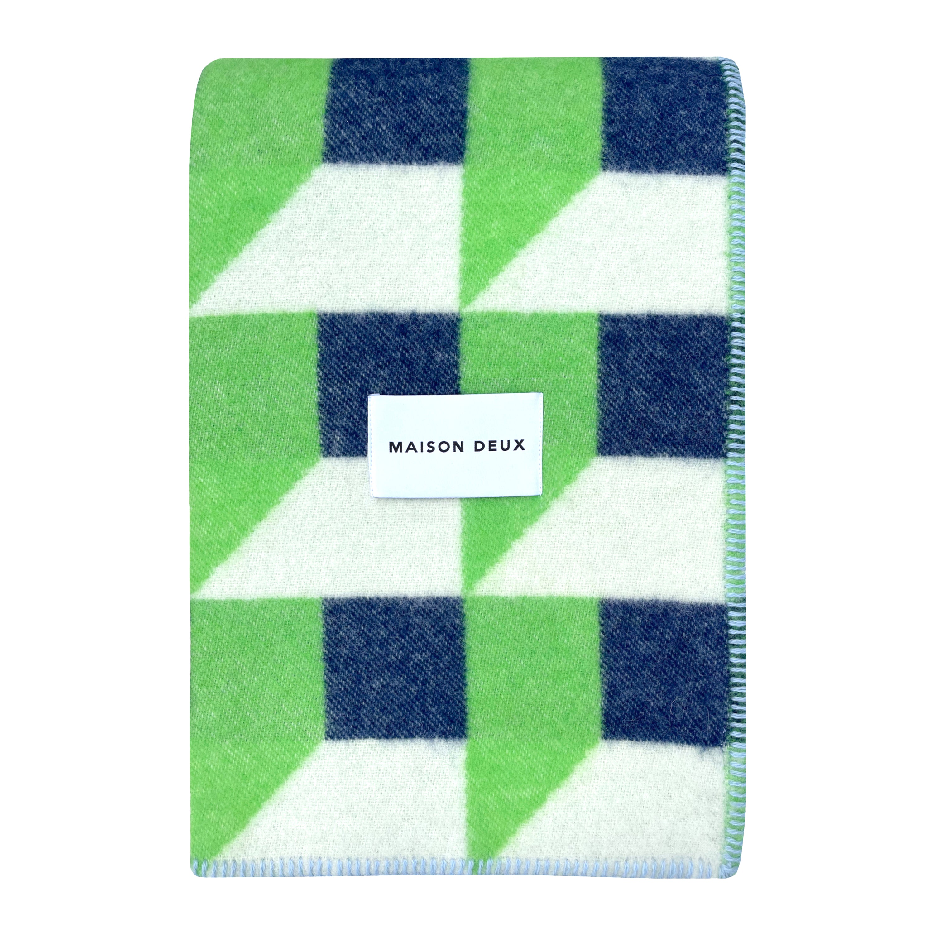 Maison Deux Cubics Plaid - Appel Navy