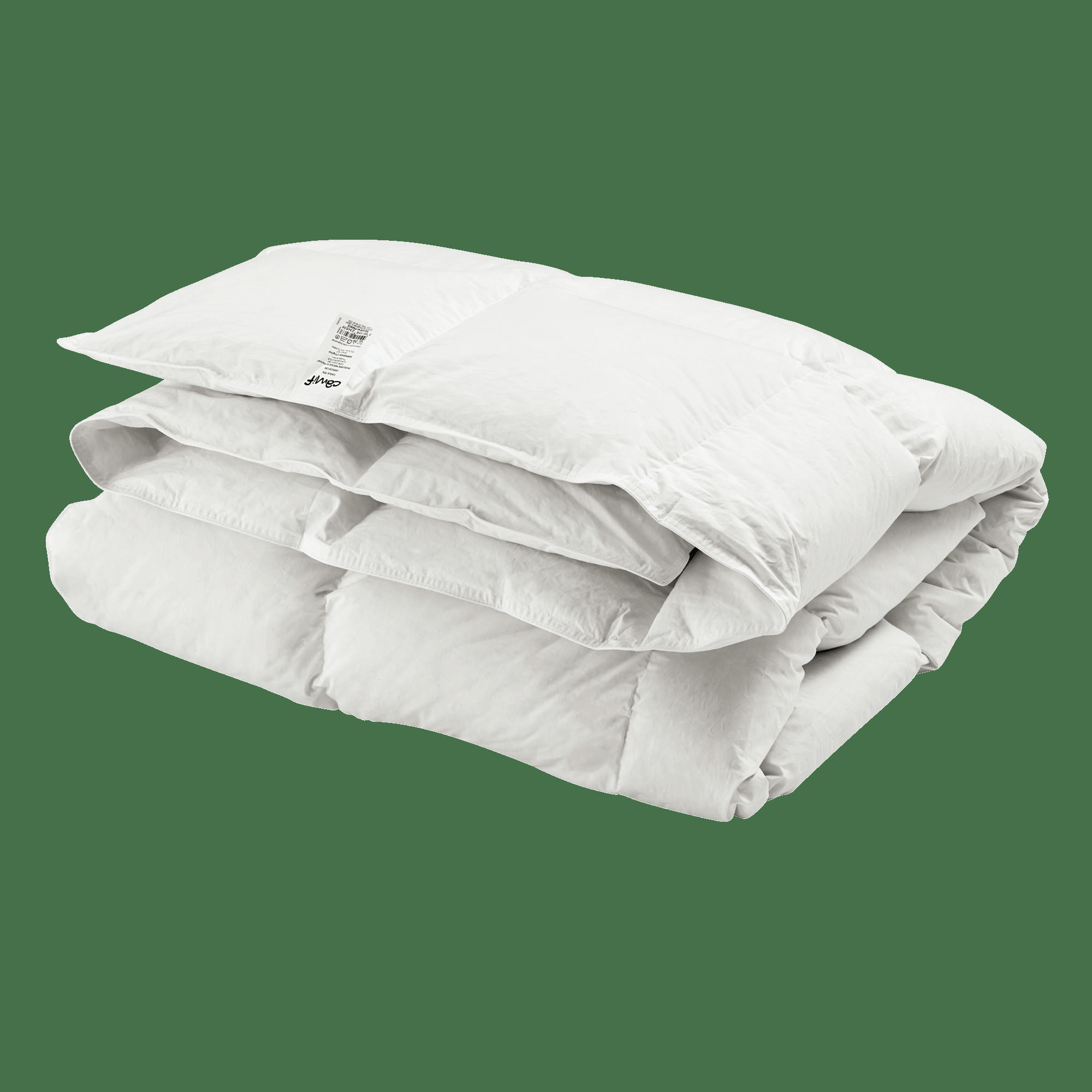 CARLA - Couette 4 saisons en duvet et percale bio 200 x 200 cm