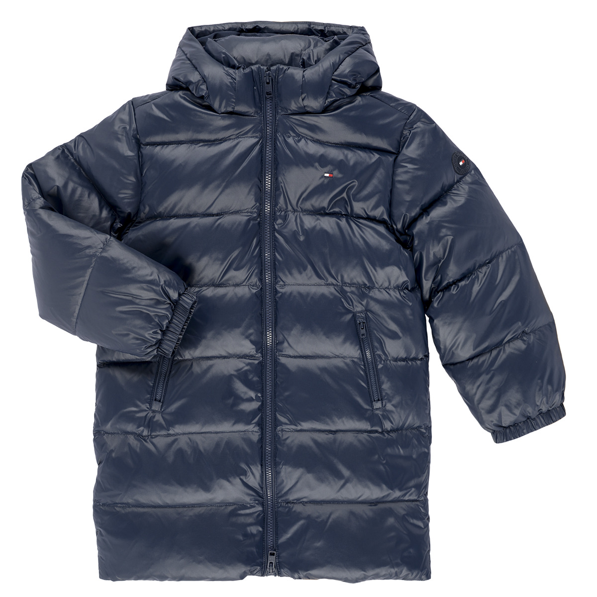 Tommy Hilfiger - ESSENTIAL LONG DOWN JACKET - Marine