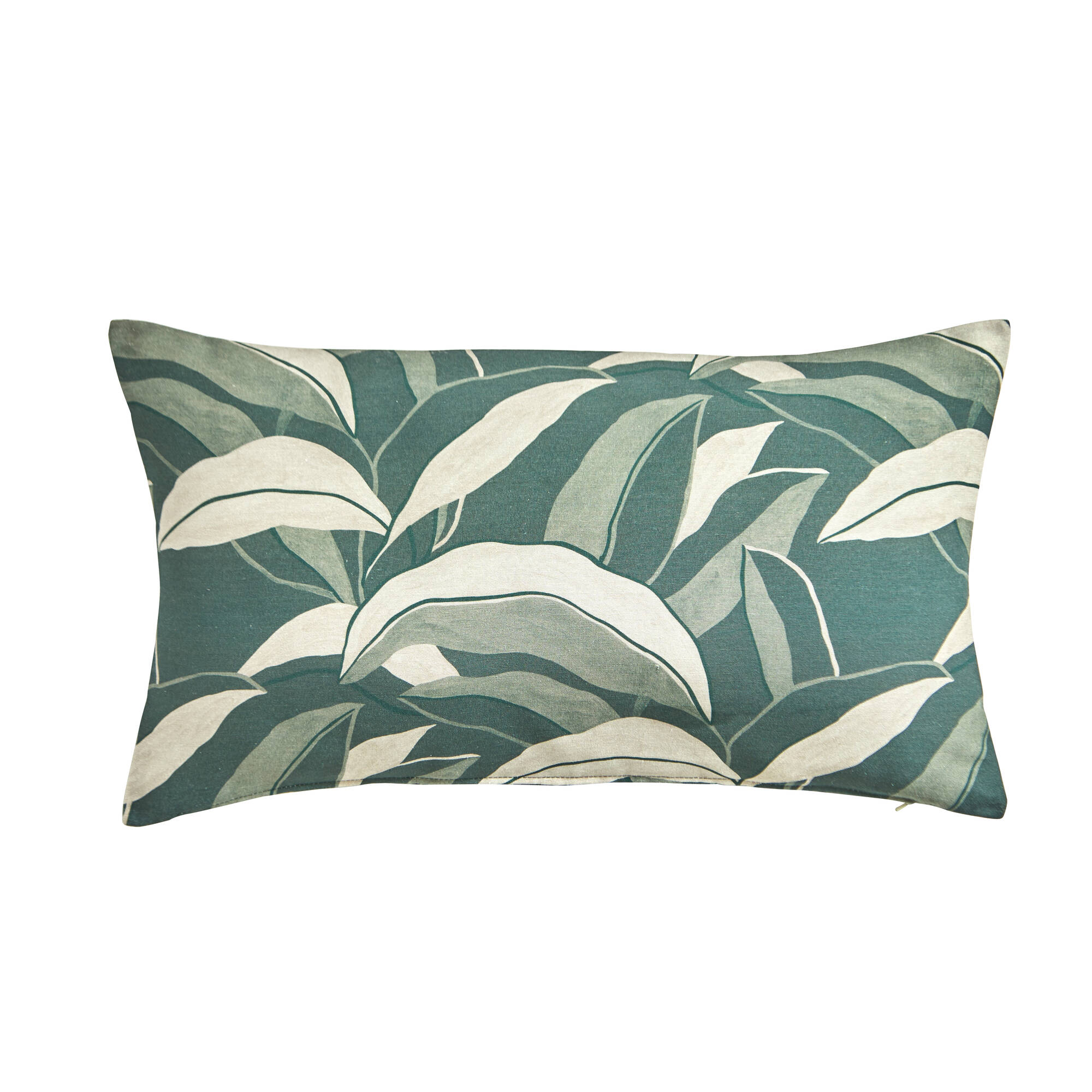 Housse de coussin imprimé feuillage - lot de 2