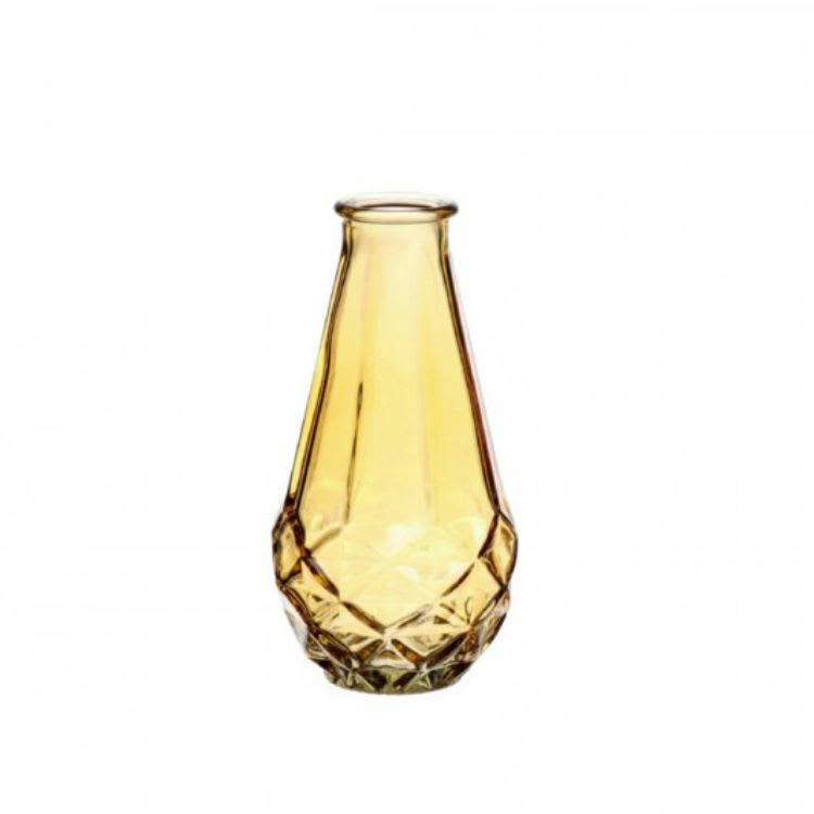 bottle vichy - Vase jaune H.14cm (Lot de 3)