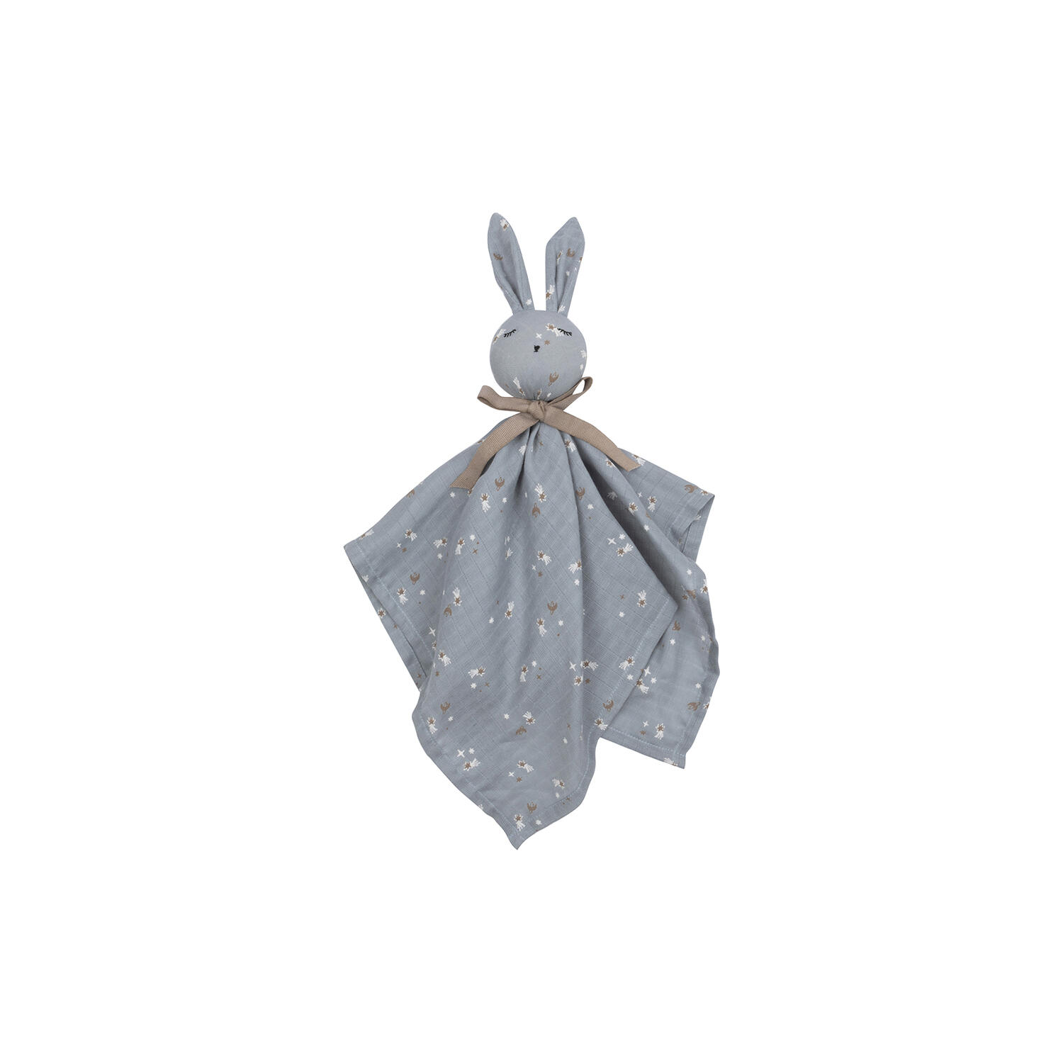 STARS nusseklud, jasmin blue/balsam cream/walnut