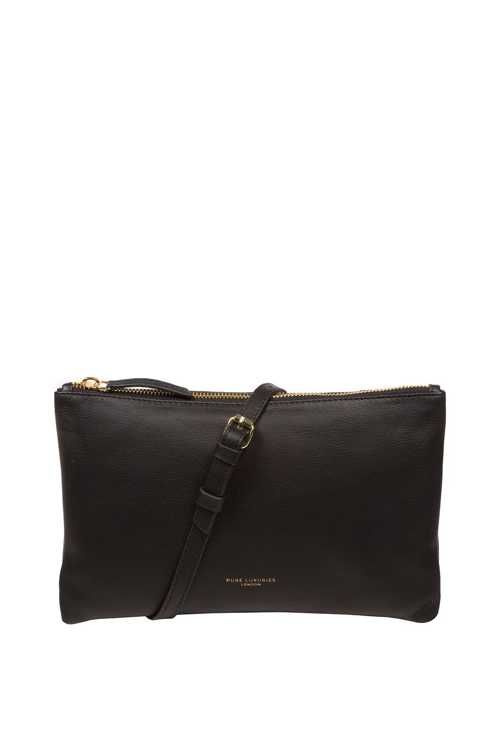 Pure Luxuries London Anya' Nappa Leather Cross Body Evening Bag