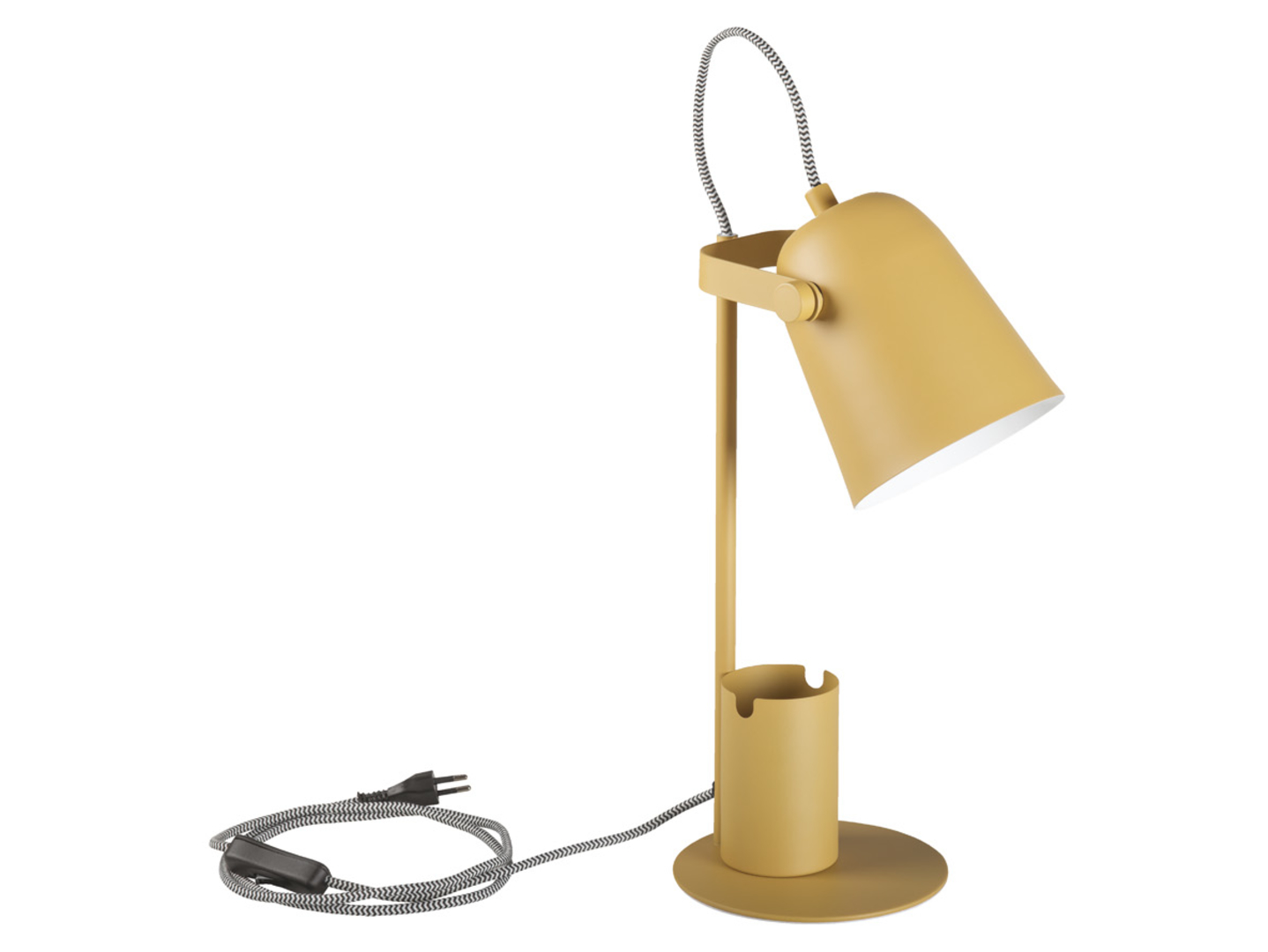Lampka biurkowa Raibo metalowa żółta