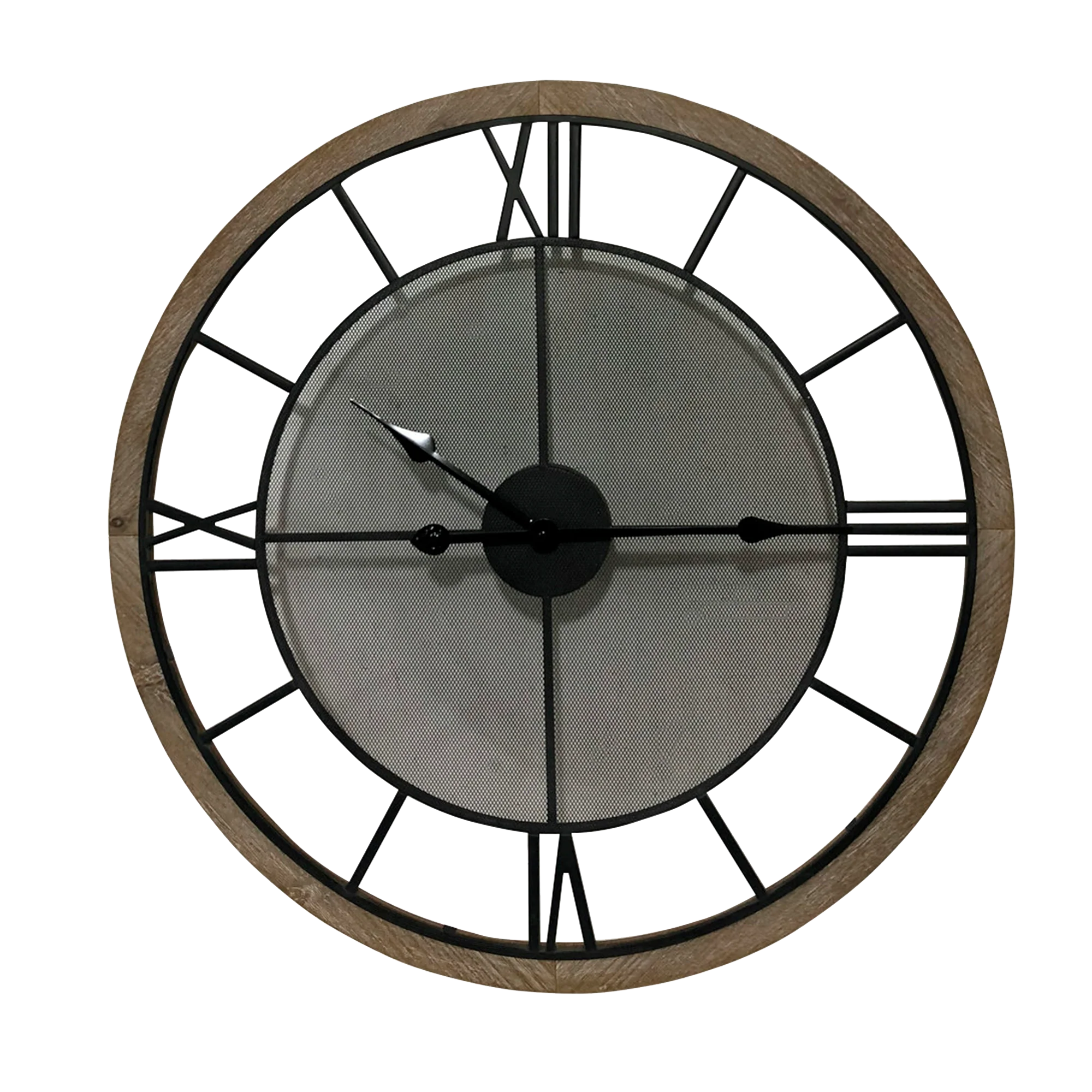 4MURS Horloge en métal COURCHEVEL coloris brun et noir