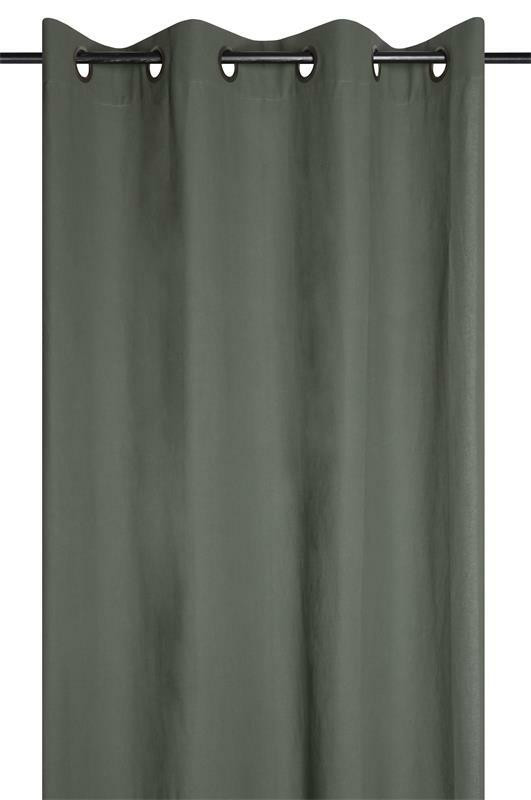 Zasłona duo 135x240 oliwkowy bawełna
