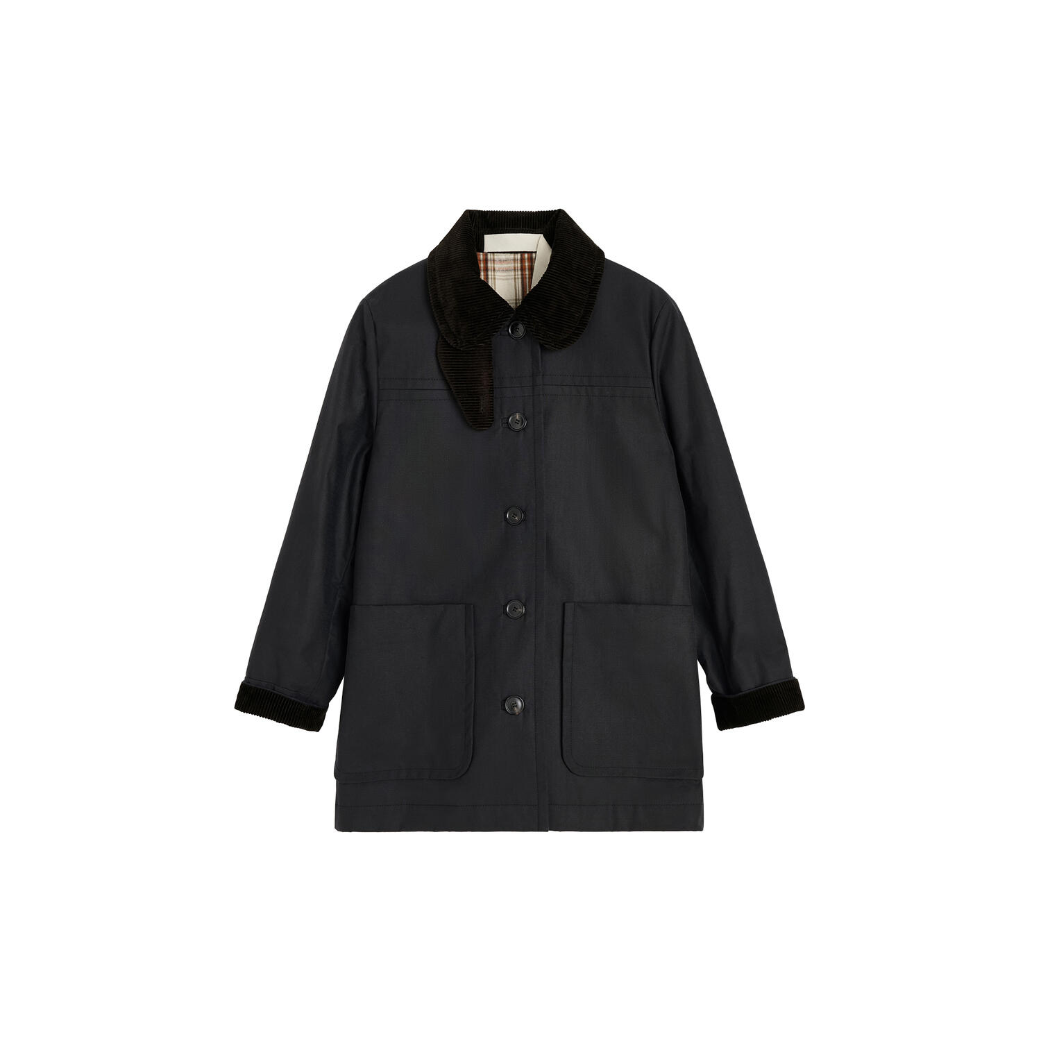 Jamie Jacket Ripstop Oilskin, antracite