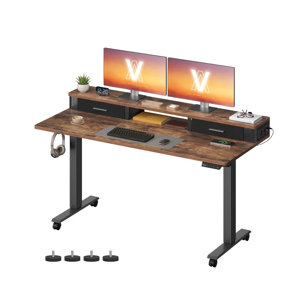 Bureau électrique réglable