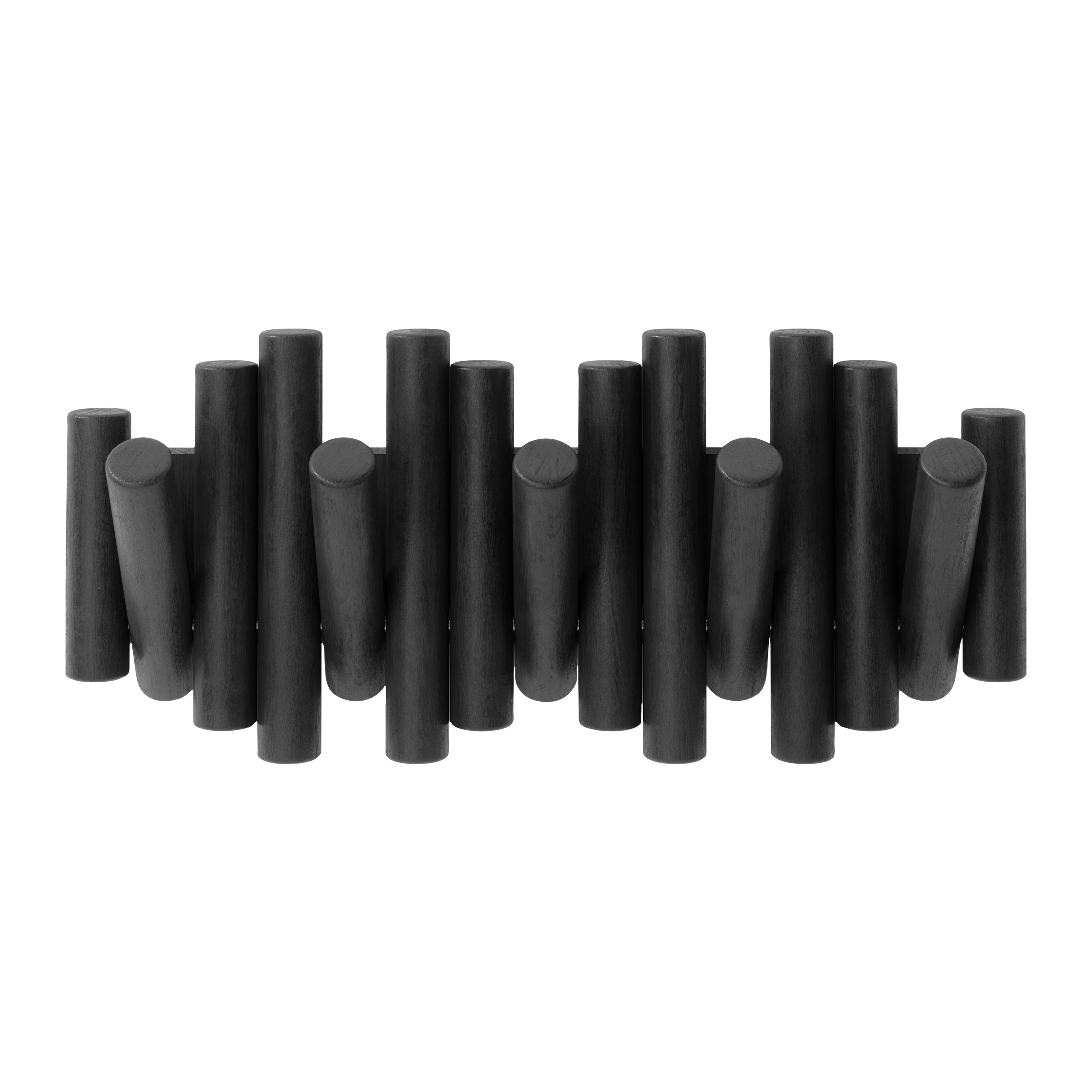 Umbra Picket Rail Hook Wandkapstok B 38 cm - Zwart