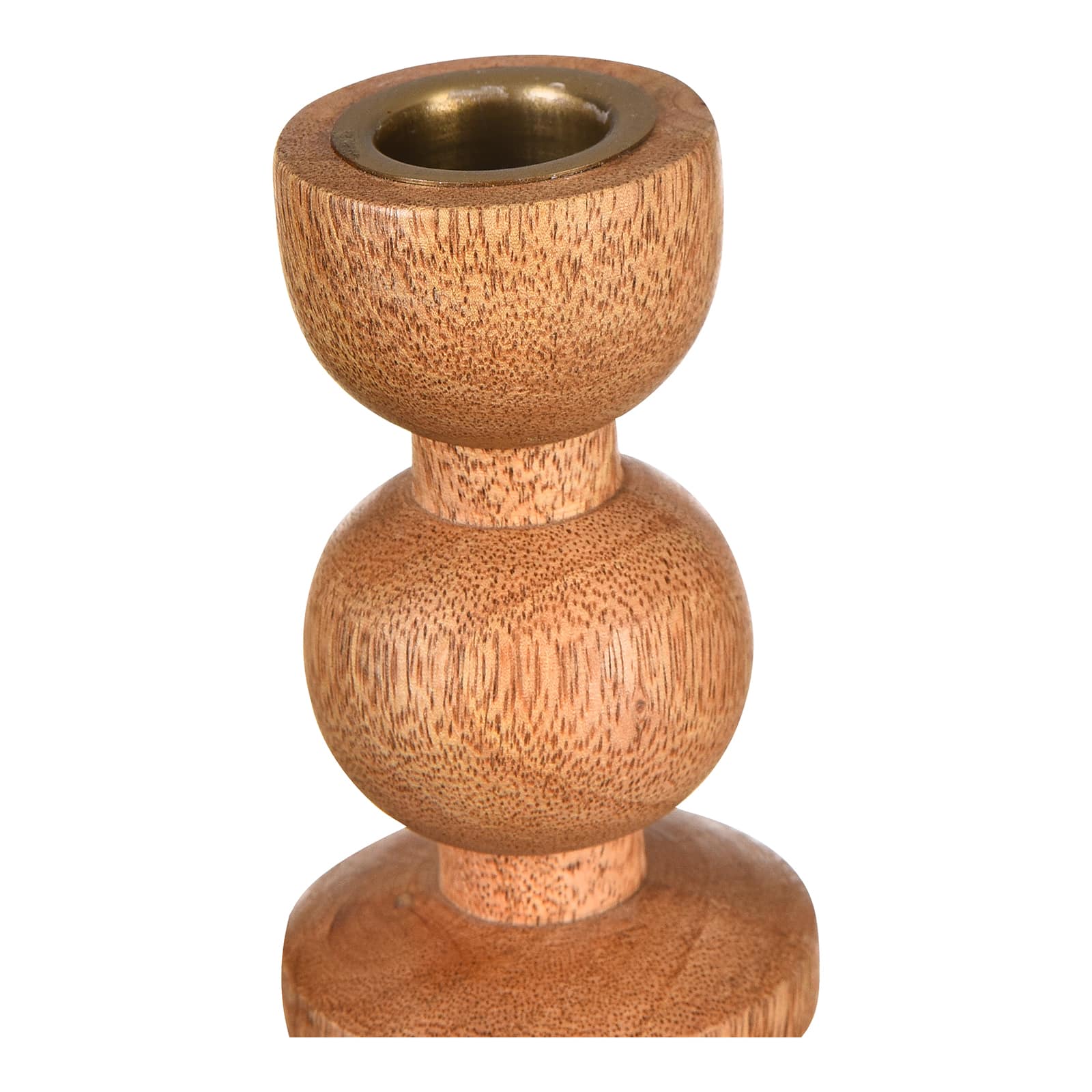 Stabkerzenhalter Mani Beige, ⌀ 8 cm, H 200 mm