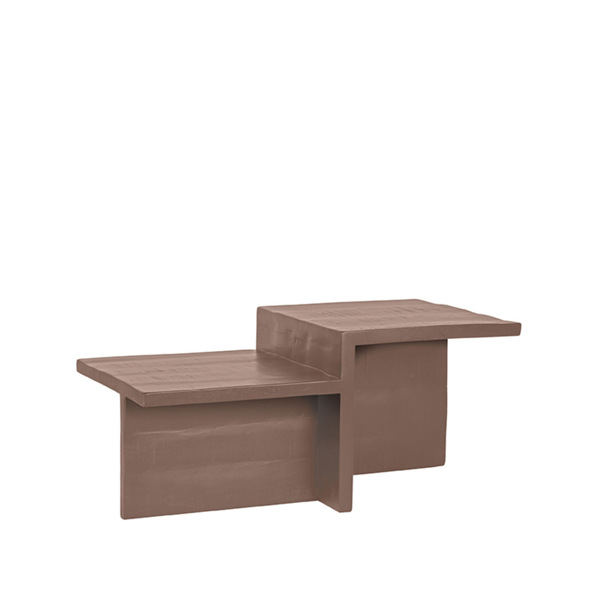 LABEL51 Salontafel Skip - Donkerbruin Mangohout - 90x50x40cm