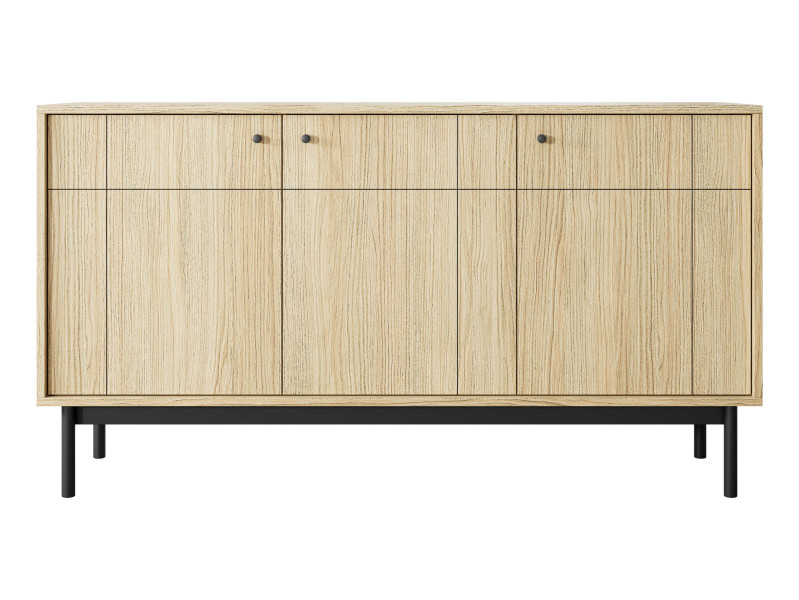 Komoda JUKON 154, dąb linea
