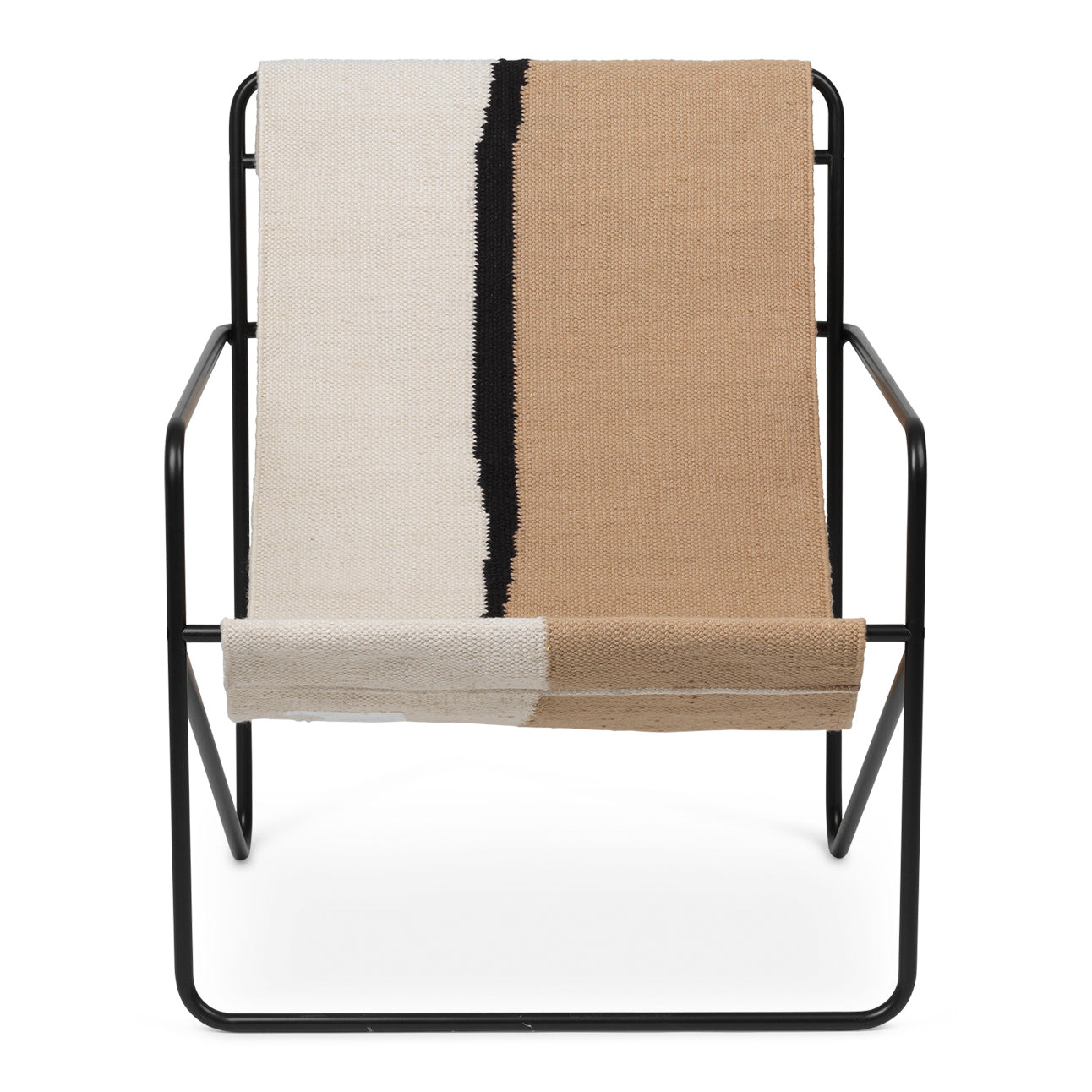 Ferm Living Desert Fauteuil - Zwart / Soil