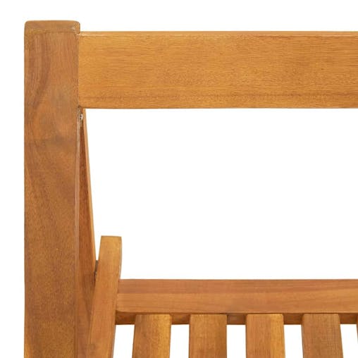 NNEVL Folding Garden Chairs 4 pcs Solid Wood Acacia