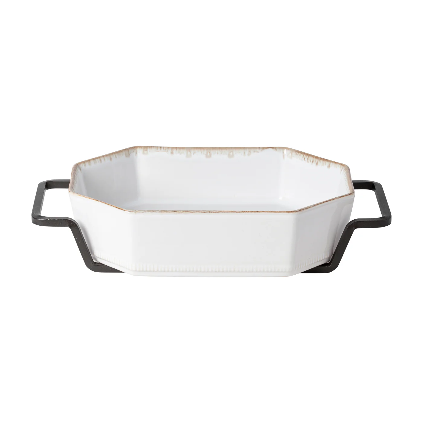 Octagonal Baker with Metallic Holder Luzia