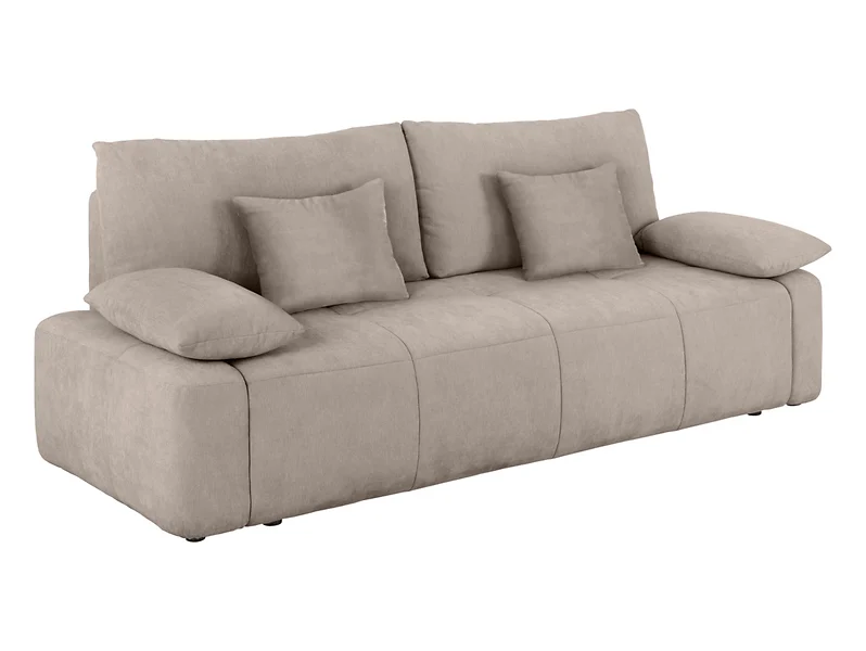 Sofa trzyosobowa Hello rozkładana z pojemnikiem taupe