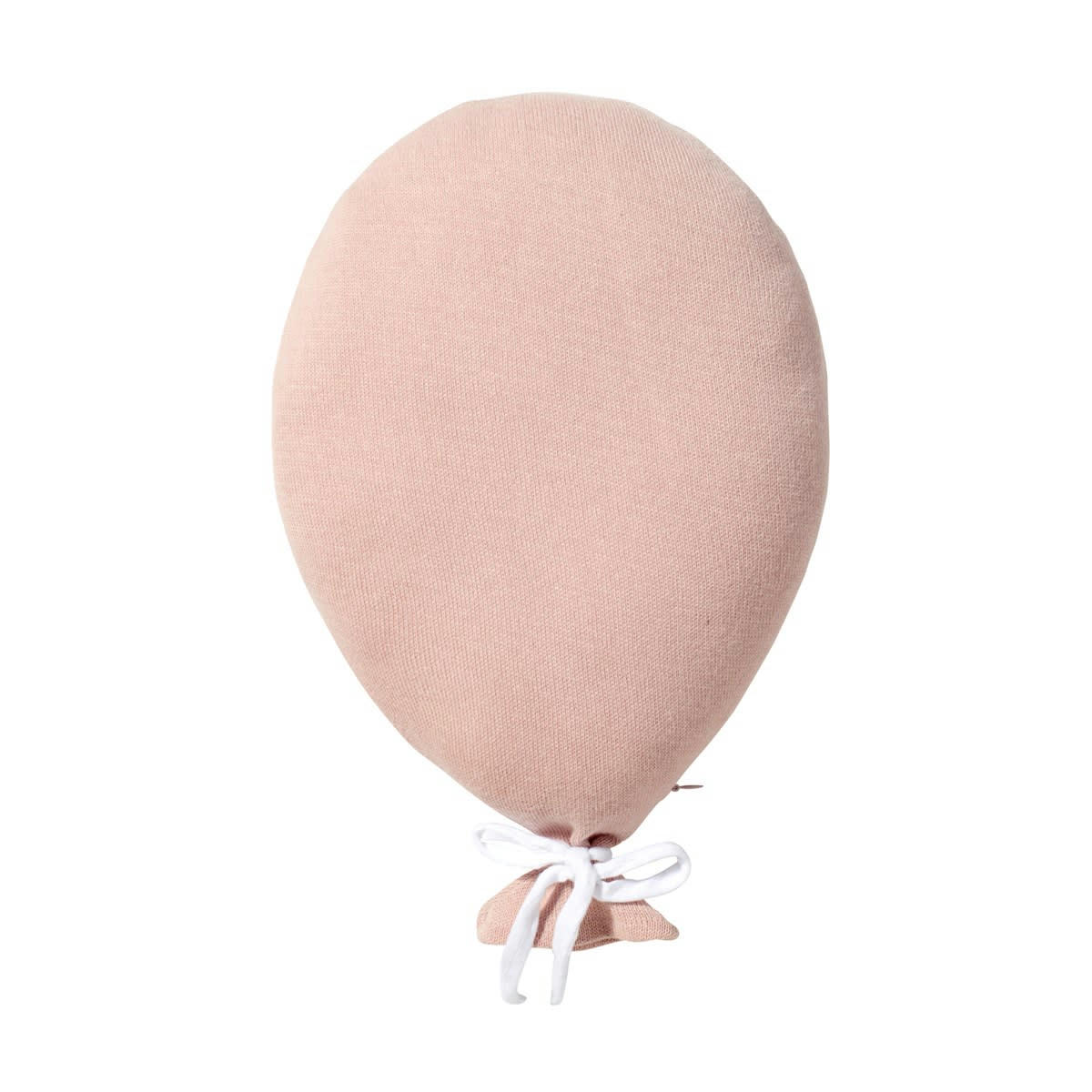 - Coussin bébé coton tricoté ballon rose 40x25 cm