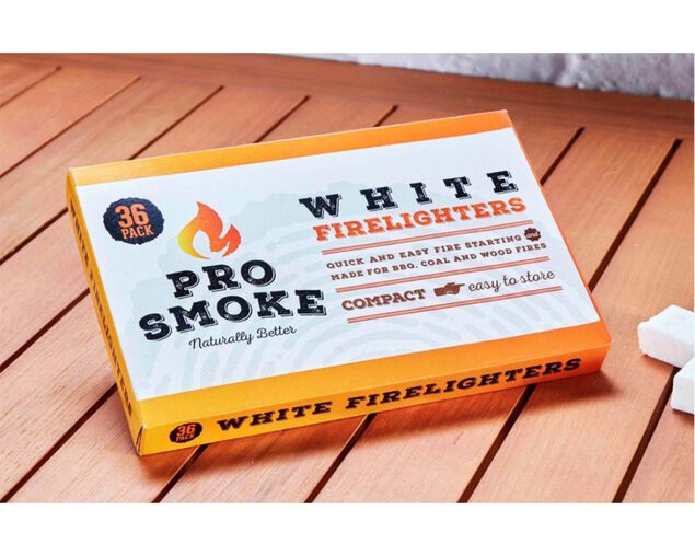 Pro Smoke White Fire Lighters 36pk