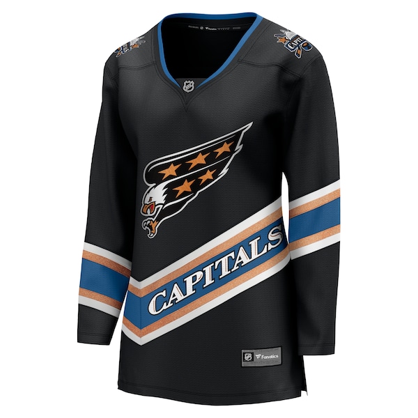 Washington Capitals  Women's Alternate 50th Anniversary Breakaway Jersey - Black