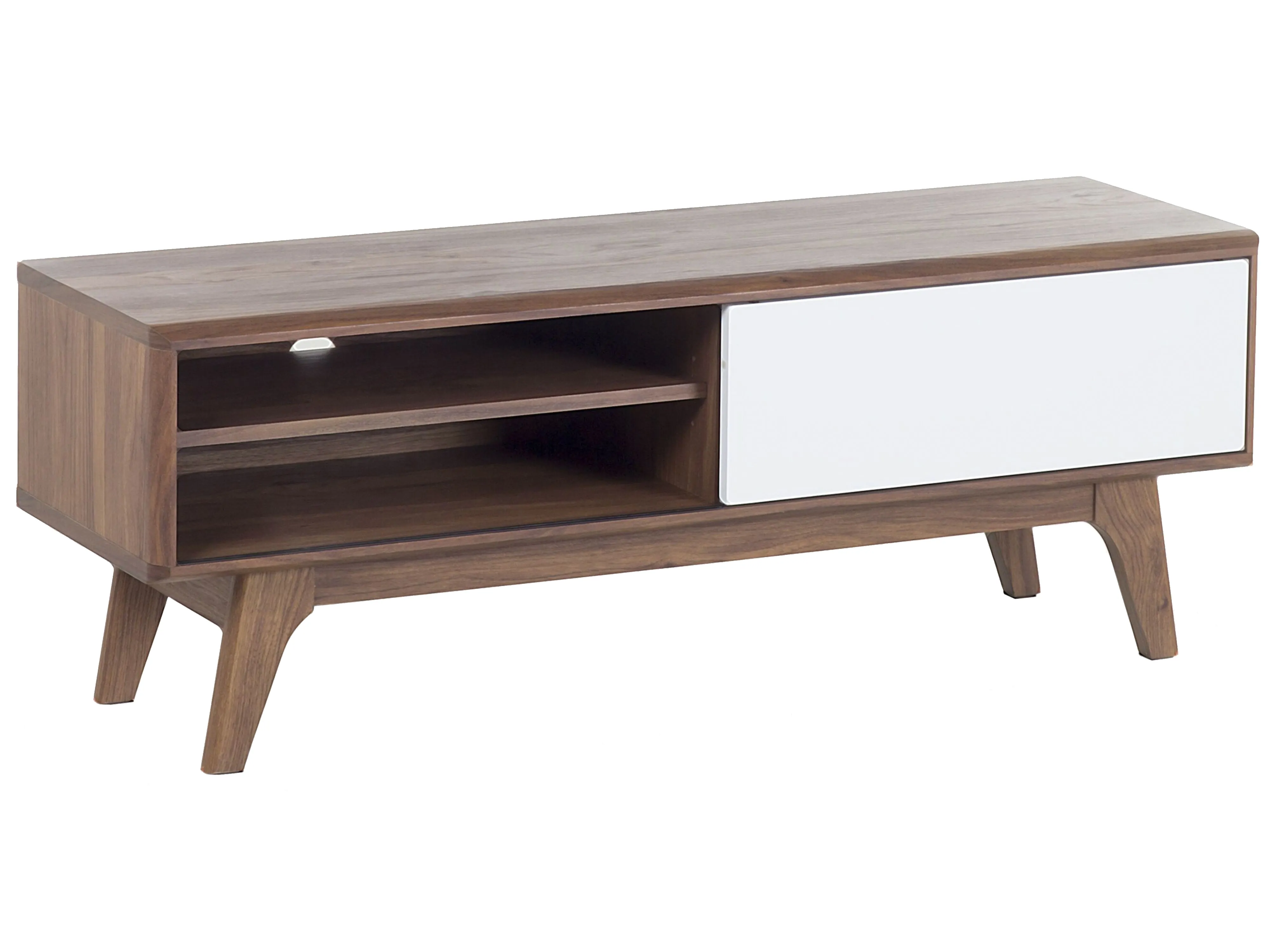 TV Stand BUFFALO Brown/ White