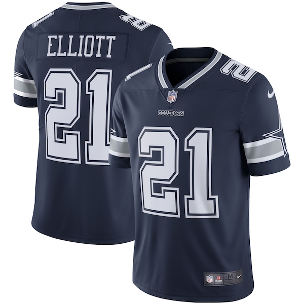 Ezekiel Elliott Dallas Cowboys Nike Vapor Limited Jersey - Navy/White